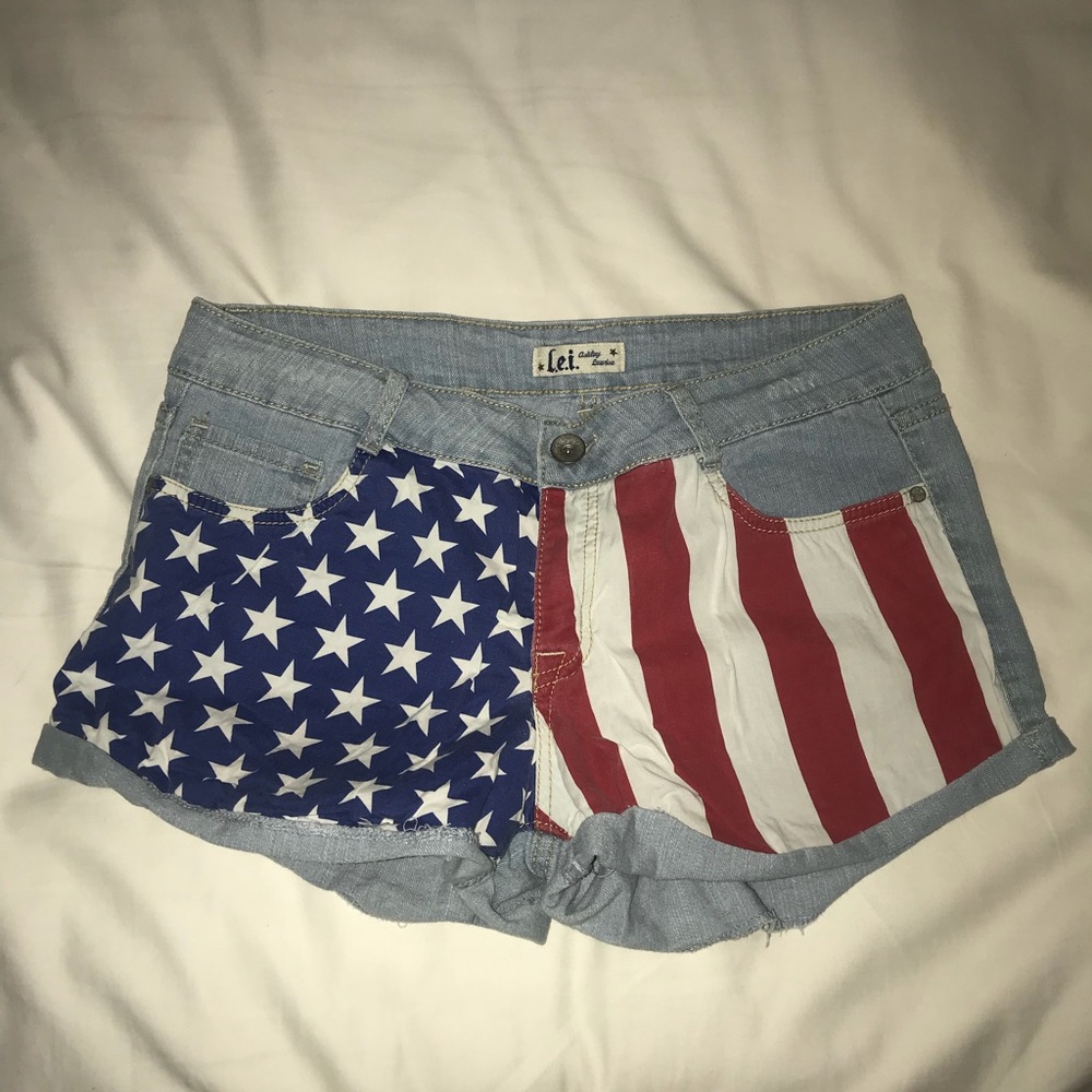 American flag shorts
